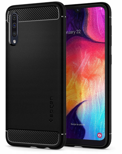 Spigen Rugged Armor Etui Do Galaxy A50 +Szkło 3Mk na Arena.pl