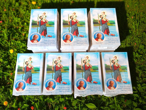 Zestaw 100 Obrazków Z Św. Krzysztofem I Modlitwą na Arena.pl