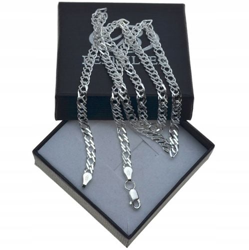 Łańcuszek srebrny 55cm Męski ROMBO 4,5mm SREBR 925 na Arena.pl