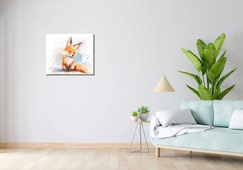 Obraz 60x50cm Zadowolony Lisek na Arena.pl