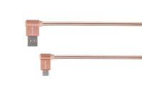 KM0361 Kabel USB - wtyk katowy typu C 1m 3A Kruge