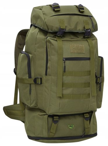 Plecak Wojskowy Taktyczny Turystyczny Sportowy Pojemny Zielony Duży 100 L na Arena.pl