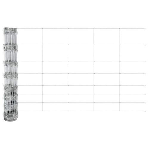 Ogrodzenie pastwiskowe Srebrny 25 x 1 m Stal galwanizowana na Arena.pl