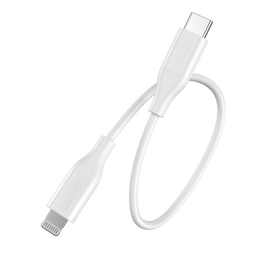 Kabel przewód do iPhone USB-C - Lightning MFi PD 30W 1.2m - biały na Arena.pl