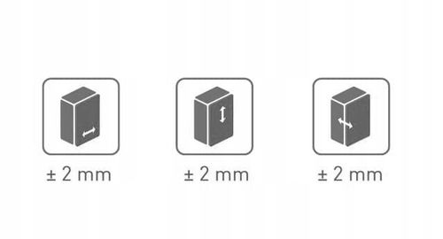 Zawias meblowy prosty nakładany CICHY DOMYK 110° GTV-HC Eurowkręty 100 na Arena.pl