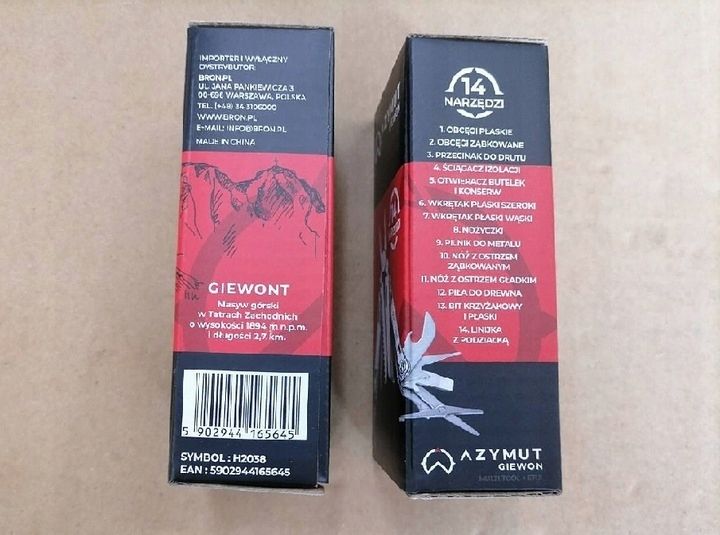 MULTITOOL AZYMUT GIEWON 14 NARZĘDZI + KABURA zdjęcie 10