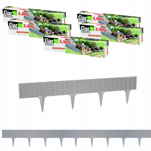 Płotek ogrodowy rattan IBRA Krawężnik 19,5m zdjęcie 1