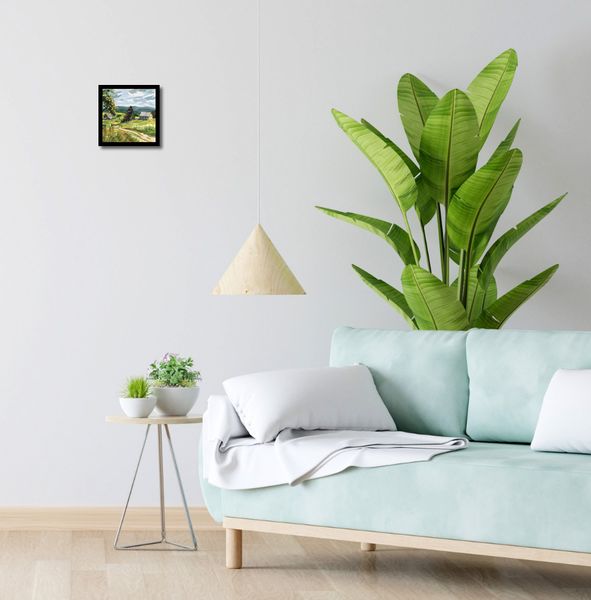 Plakat 20x20cm Bujna Wieś zdjęcie 4