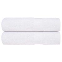 Ręczniki kąpielowe, 2 szt., białe, 70x140 cm, bawełna 100%