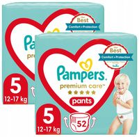 Pampers Premium Care 5 12-17 kg 2x52szt. Pieluchomajtki