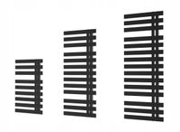 Grzejnik dekoracyjny FANTOM PRAWY 720x500 CZARNY MAT