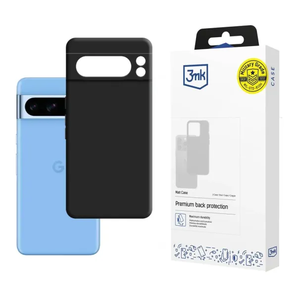 Etui 3mk Matt Case na Google Pixel 8 Pro - czarne zdjęcie 1