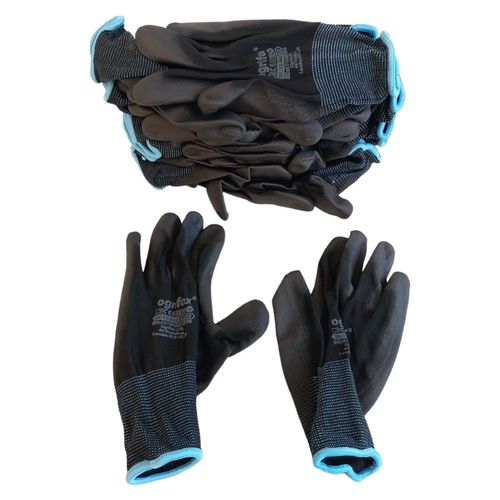 Rękawice robocze czarne 24 pary na Arena.pl