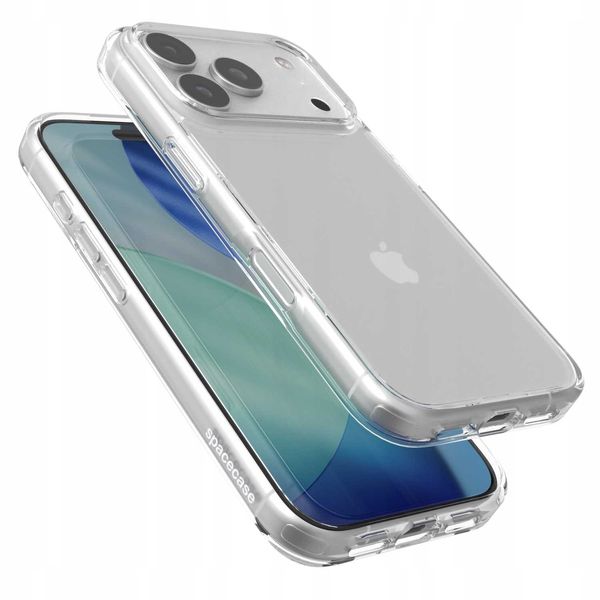 Spacecase Clear Hybrid Case Iphone 17 Pro zdjęcie 3