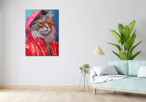 Obraz 70x100cm Kot w Stylu na Arena.pl
