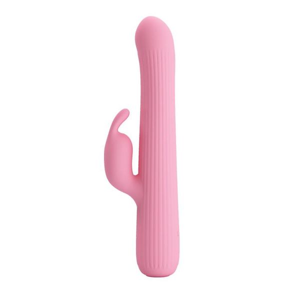Królik Wibrator Z Masażerem Rotacyjny 18Cm 4Tryby zdjęcie 2