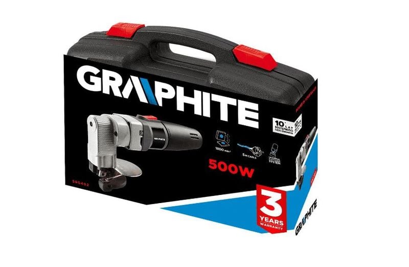 NOŻYCE DO BLACHY PROSTEJ 500W - T 59G402 zdjęcie 2