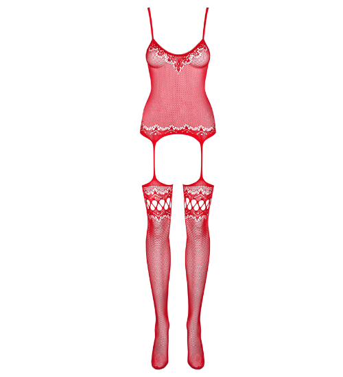 Czerwone Bodystocking Namiętności zdjęcie 1