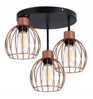 Lampa plafon sufitowa żyrandol loft drut kula E27