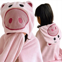 RĘCZNIK KĄPIELOWY OKRYCIE KĄPIELOWE Z KAPTUREM PONCZO 70x140 DLA DZIECI