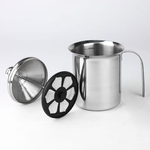 SPIENIACZ UBIJAK MLEKA 800ml STALOWY GARNEK KUBEK na Arena.pl
