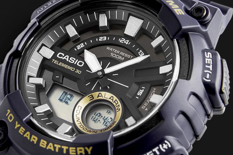 zegarek męski casio gerton aeq-110w-2avdf + box zdjęcie 4