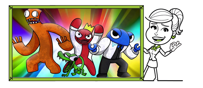 Bidon Junior Rainbow Friends zdjęcie 2