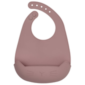 Śliniak z kieszonką wodoodporny regulowany miękki IKEA GULDVÄVARE różowy