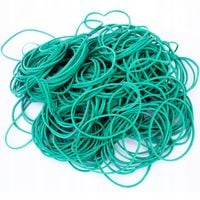 GUMKI RECEPTURKI MOCNE 40 mm x 1,5 mm ZIELONE 1 KG