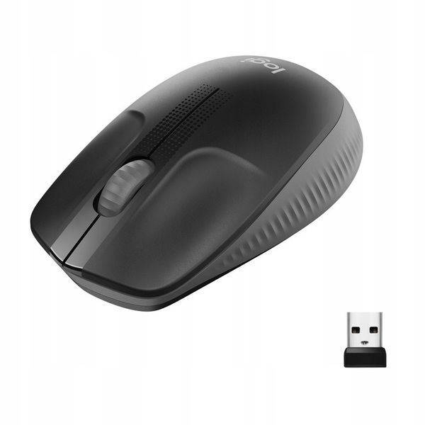 Myszka bezprzewodowa Logitech M190 Logi Czarna optyczna 1000 DPI Wygodna zdjęcie 15