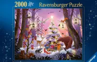Puzzle 2D: Święta w lesie 2000el