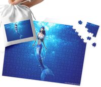 PUZZLE TRADYCYJNE - SYRENKA SYRENA SUPER WZORY PREZENT 192el + WORECZEK