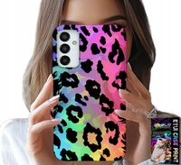 ETUI DO SAMSUNG GALAXY M23 - KOLOROWA TĘCZOWA PANTERKA PLECKI SZKŁO