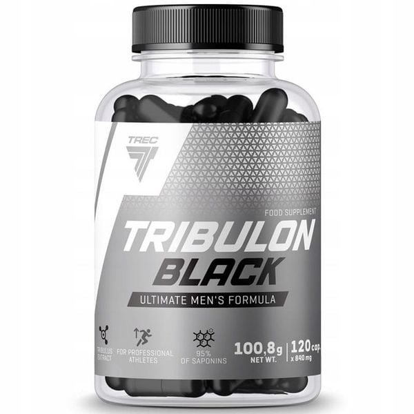 TREC TRIBULON BLACK 120 k TESTOSTERON TRIBULUS zdjęcie 1