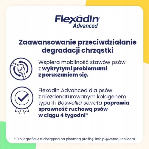 VETOQUINOL Flexadin Advanced Dietetyczna Karma Dla Psów 180g na Arena.pl