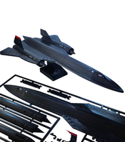 Model samolotu do składania SR-71 Blackbird Kit Card – karta-model 3D