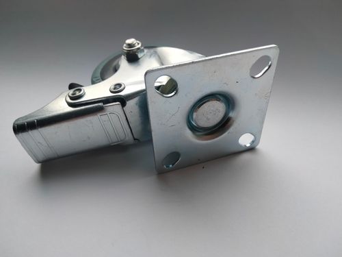 Kółko meblowe 50 mm skrętne z hamulcem, kółka do kontenera, platformy wózka na Arena.pl
