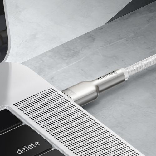 kabel usb-c do usb-c baseus cafule, 100w, 1m (biały) na Arena.pl
