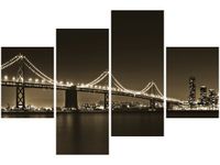 140CM 70 OBRAZ MOST NOCĄ TANEL TEEMUSK ŚCIENNY