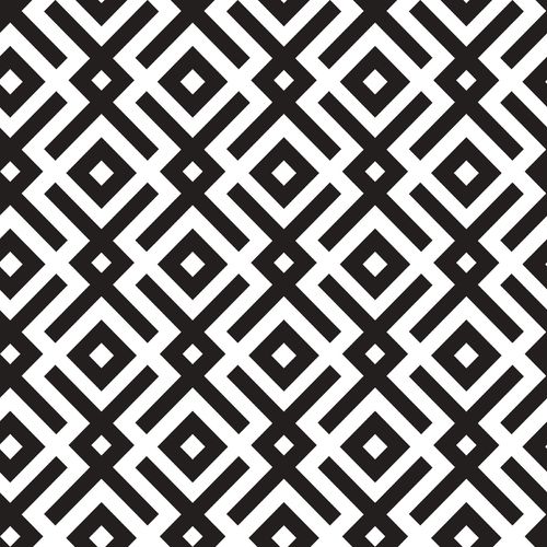 Tapeta Do Salonu Czarno-Biały GEOMETRYCZNY Wzór 3D na Arena.pl
