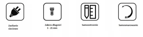 GOLARKA MASZYNKA DO STRZYŻENIA WŁOSÓW PHILIPS PRO Samoostrzące się ostrza na Arena.pl