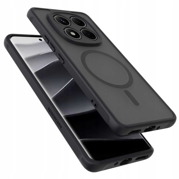 Spacecase Hybrid Mag Poco X7 5G / Redmi Note 14 Pro 5G Black zdjęcie 5