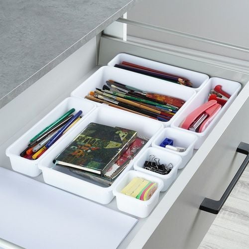 Organizer do szuflady biały modułowy 8 szt. na Arena.pl