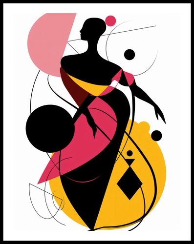 Plakat 50x65cm Sylwetka Gracji na Arena.pl