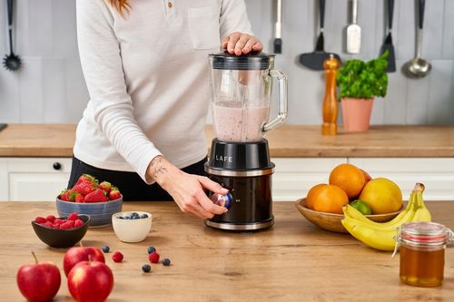 Blender Kielichowy Szklany do koktajli mikser Mocny1300W 1,5L Kruszy Lód na Arena.pl