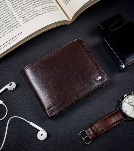 skórzany portfel męski z systemem rfid - rovicky na Arena.pl