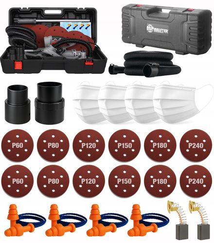 SZLIFIERKA ŻYRAFA GIPSU GŁADZI ŚCIAN TYNKÓW LED WALIZKA Majster PRO na Arena.pl