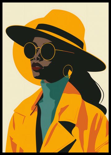 Plakat 42x59,4cm Żółta Stylowość na Arena.pl