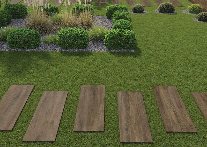 GRUBY GRES 2CM PŁYTY TARASOWE 120x40 DREWNOPODOBNE zdjęcie 1