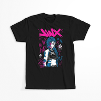 Koszulka Czarna - League of Legends & Arcane - WYBIERZ KOLOR KOSZULKI I FASON Męska XL